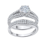 14K White Gold, 10K White Gold, Sterling Silver
