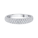 14K White Gold, 10K White Gold, Sterling Silver