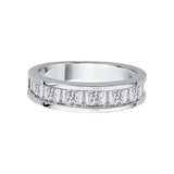 14K White Gold, 10K White Gold, Sterling Silver