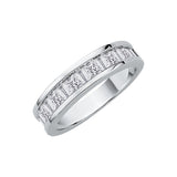 14K White Gold, 10K White Gold, Sterling Silver