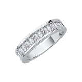 14K White Gold, 10K White Gold, Sterling Silver