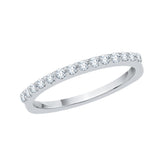 14K White Gold, 10K White Gold, Sterling Silver