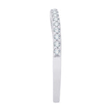 14K White Gold, 10K White Gold, Sterling Silver