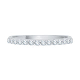 14K White Gold, 10K White Gold, Sterling Silver