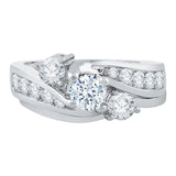 14K White Gold, 10K White Gold, Sterling Silver