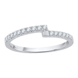 14K White Gold, 10K White Gold, Sterling Silver