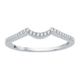 14K White Gold, 10K White Gold, Sterling Silver