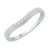 14K White Gold, 10K White Gold, Sterling Silver