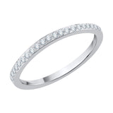 14K White Gold, 10K White Gold, Sterling Silver