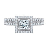 14K White Gold, 10K White Gold, Sterling Silver