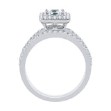 14K White Gold, 10K White Gold, Sterling Silver