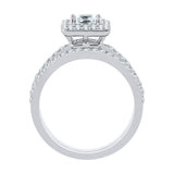 14K White Gold, 10K White Gold, Sterling Silver