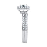 14K White Gold, 10K White Gold, Sterling Silver