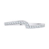 14K White Gold, 10K White Gold, Sterling Silver