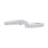 14K White Gold, 10K White Gold, Sterling Silver