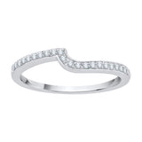 14K White Gold, 10K White Gold, Sterling Silver