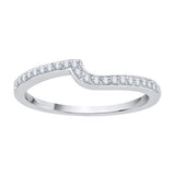 14K White Gold, 10K White Gold, Sterling Silver