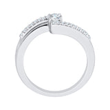 14K White Gold, 10K White Gold, Sterling Silver
