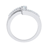 14K White Gold, 10K White Gold, Sterling Silver