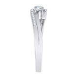 14K White Gold, 10K White Gold, Sterling Silver