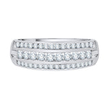 14K White Gold, 10K White Gold, Sterling Silver