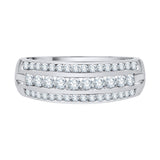 14K White Gold, 10K White Gold, Sterling Silver
