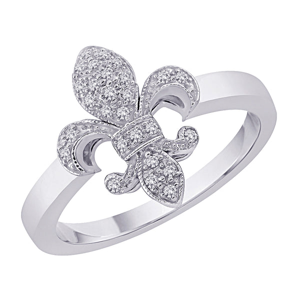 14K White Gold, 10K White Gold, Sterling Silver