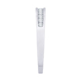 14K White Gold, 10K White Gold, Sterling Silver