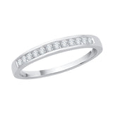 14K White Gold, 10K White Gold, Sterling Silver