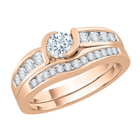 KATARINA Diamond Bridal Set (1/2 cttw, J-K, SI2-I1)