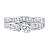 14K White Gold, 10K White Gold, Sterling Silver