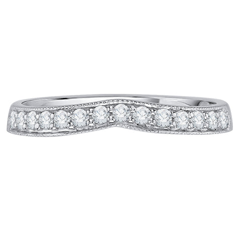KATARINA 1/4 cttw Diamond Wedding Band