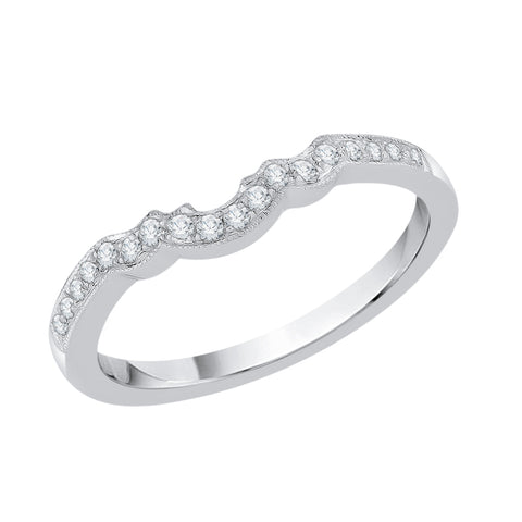 KATARINA 1/6 cttw Diamond Wedding Band