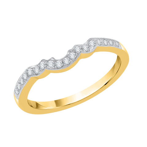 KATARINA 1/6 cttw Diamond Wedding Band