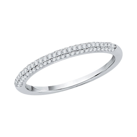 KATARINA 1/4 cttw Diamond Wedding Band