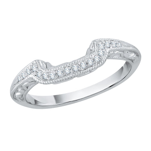 KATARINA 1/10 cttw Diamond Wedding Band