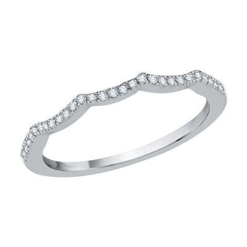 KATARINA 1/10 cttw Diamond Wedding Band