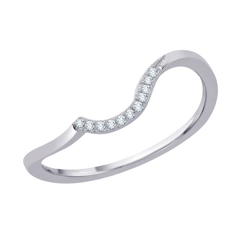 KATARINA 1/20 cttw Diamond Wedding Band