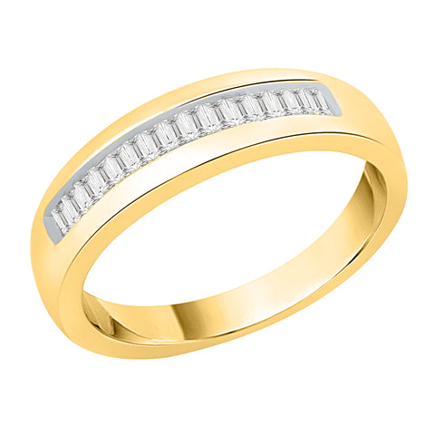 KATARINA 1/3 cttw Baguette Cut Diamond Wedding Band