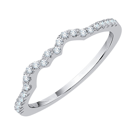 KATARINA 1/5 cttw Diamond Wedding Band
