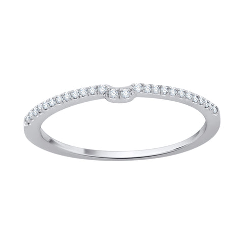 KATARINA 1/20 cttw Diamond Wedding Band