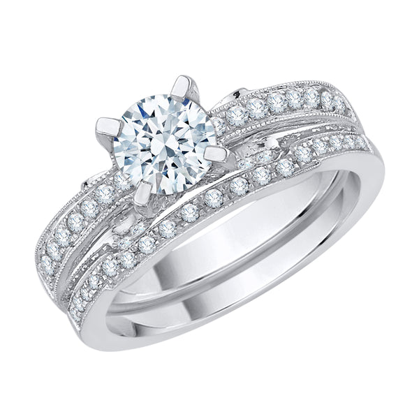 14K White Gold,10K White Gold,Sterling Silver