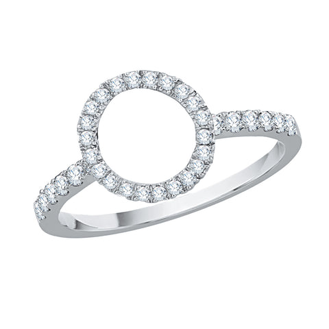 KATARINA Diamond Circle of Life Wedding Band (1/4 cttw, J-K, SI2-I1)