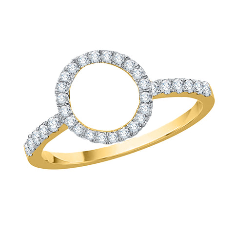 KATARINA Diamond Circle of Life Wedding Band (1/4 cttw, J-K, SI2-I1)