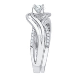 14K White Gold,10K White Gold,Sterling Silver