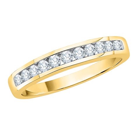 KATARINA Diamond Channel Set Wedding Band (1/6 cttw, J-K, SI2-I1)