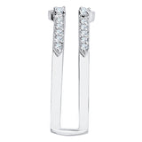 14K White Gold,10K White Gold,Sterling Silver