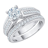 14K White Gold,10K White Gold,Sterling Silver