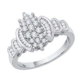 14K White Gold,10K White Gold,Sterling Silver