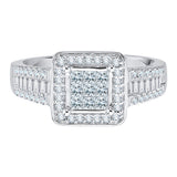 14K White Gold,10K White Gold,Sterling Silver